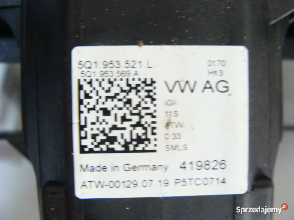 VW SEAT SKODA AUDI MANETKI PRZEŁĄCZNIK ZESPOLONY osobowe sprzedam