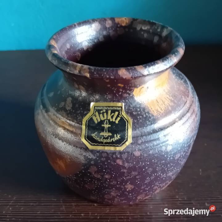 Wazon Fat Lava holenderskiej manufaktury Hukli