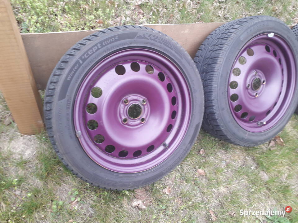 Felgi 4x100 16 x 65 ET 37 VW Seat VAG Opony 195 Działoszyn