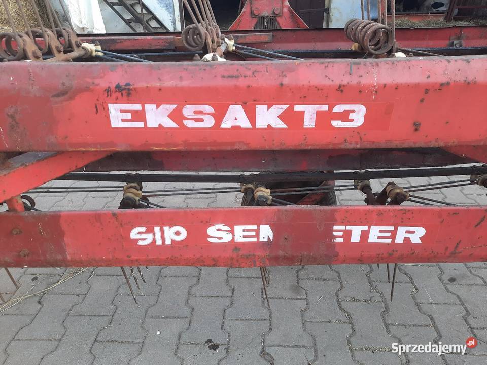 Przetrząsarko zgrabiarka pasowa SIP EKSAKT3 nieuszkodzony Łaziska Górne