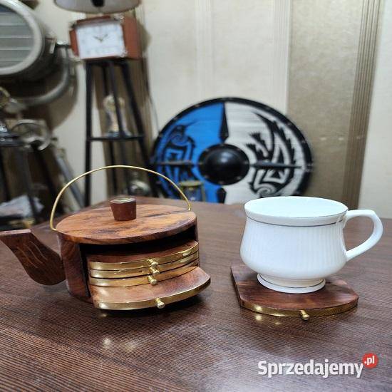 Stary drewniana Rustykalny zestaw podkładek mazowieckie Warszawa