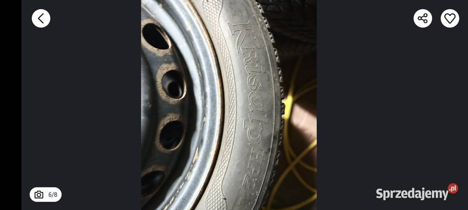 Sprzedam koła z oponami 17565r15 Kleber zima 4 Samochodowe Gostyń