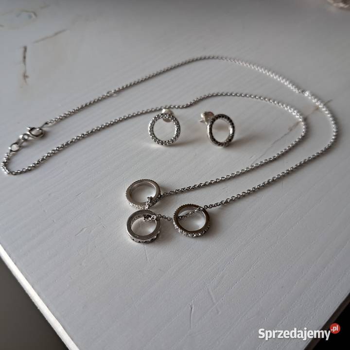 Piękne subtelne kolczyki srebro 925 srebro mazowieckie Warszawa