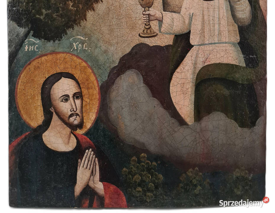 Ikona Jezus Chrystus Modlitwa w ogrodzie Warszawa sprzedam