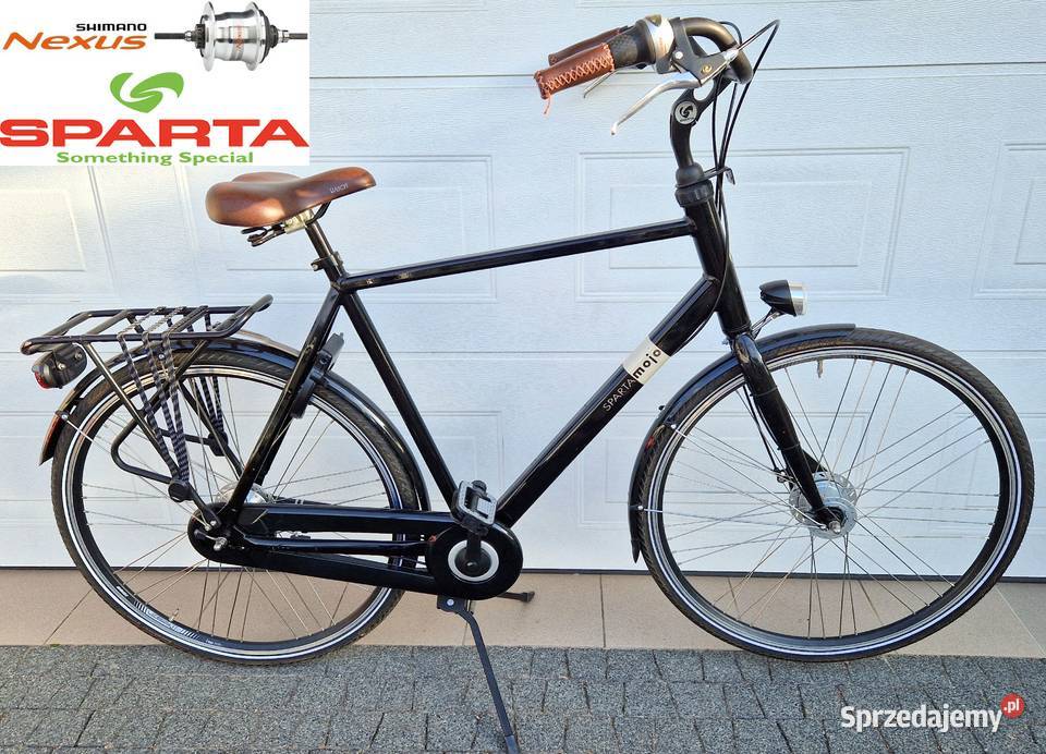 3z Sparta mojo shimano nexus 7 alu rama prądnica stylizowany na retro