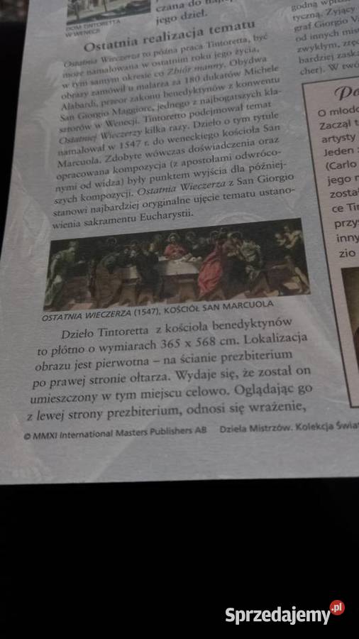 Kopia oryginalu Ostatnia Wieczerza Warszawa sprzedam