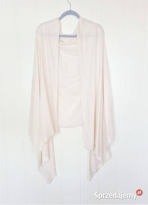 Nowy szal szalik oversize duży pudrowy pastelowy Moda i Styl zachodniopomorskie