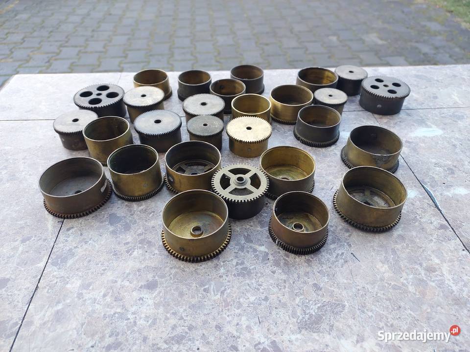 28 bębny mechanizmów zegarów uszkodzone na pomorskie