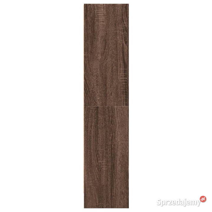 Regał brązowy dąb 60x24x109 materiał Warszawa