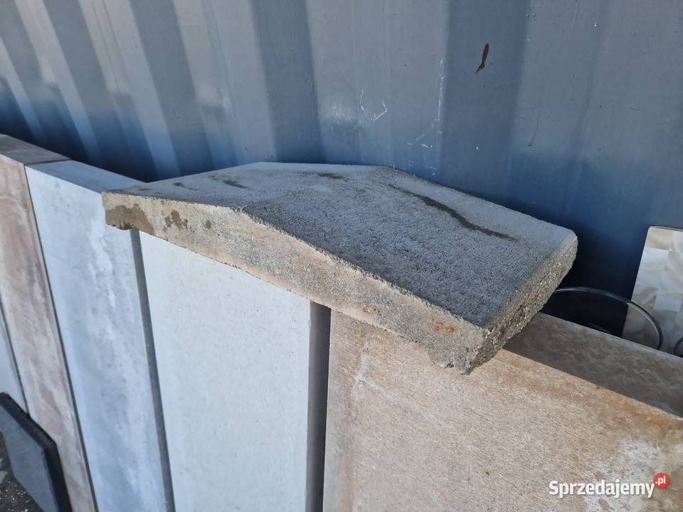 Daszek Dwuspadowy Betonowy Duży 23x46x7 Łupany Wielogóra