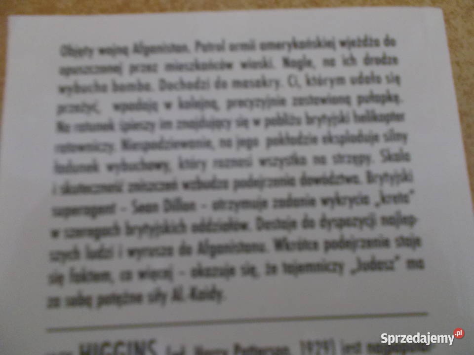 Jack Higgins Brama Judasza opolskie Głubczyce