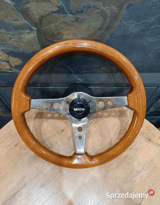 Kierownica drewniana Mercedes w126 r107 190e Biały Bór