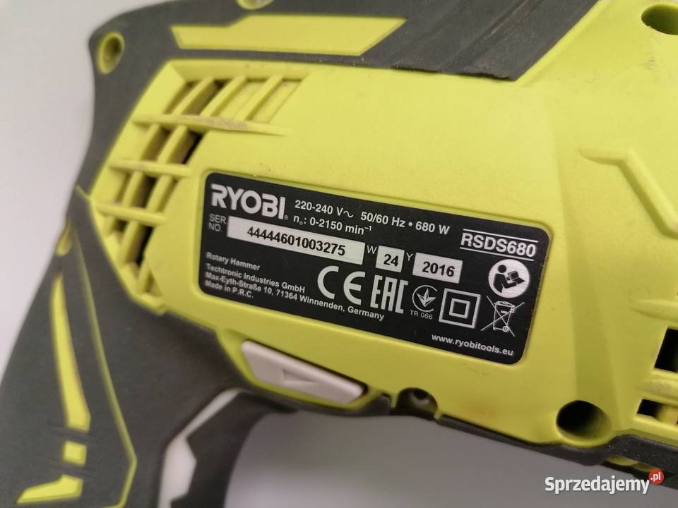 MŁOTOWIERTARKA RYOBI SDS PLUS 680 W RSD680 Kłodzko