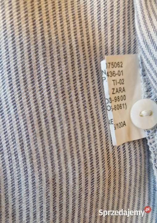 SUKIENKA KOSZULOWA marki Zara rozmiar XL bawełna Lublin sprzedam