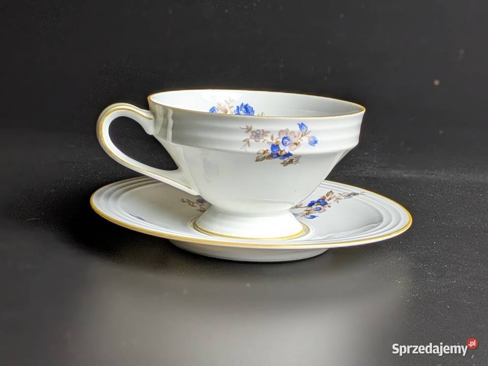 Ukwiecone Duo Carstens Sorau Żary Porcelana i szkło Legnica sprzedam