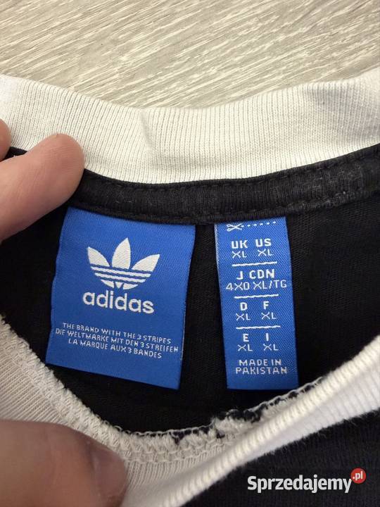 Koszulka adidas Originals czarna z paskami Kuków sprzedam