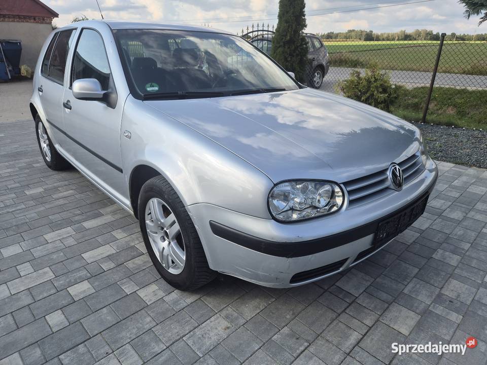 Volkswagen Golf IV Klima Alu Elektryka z Niemiec srebrny Brudzeń Duży