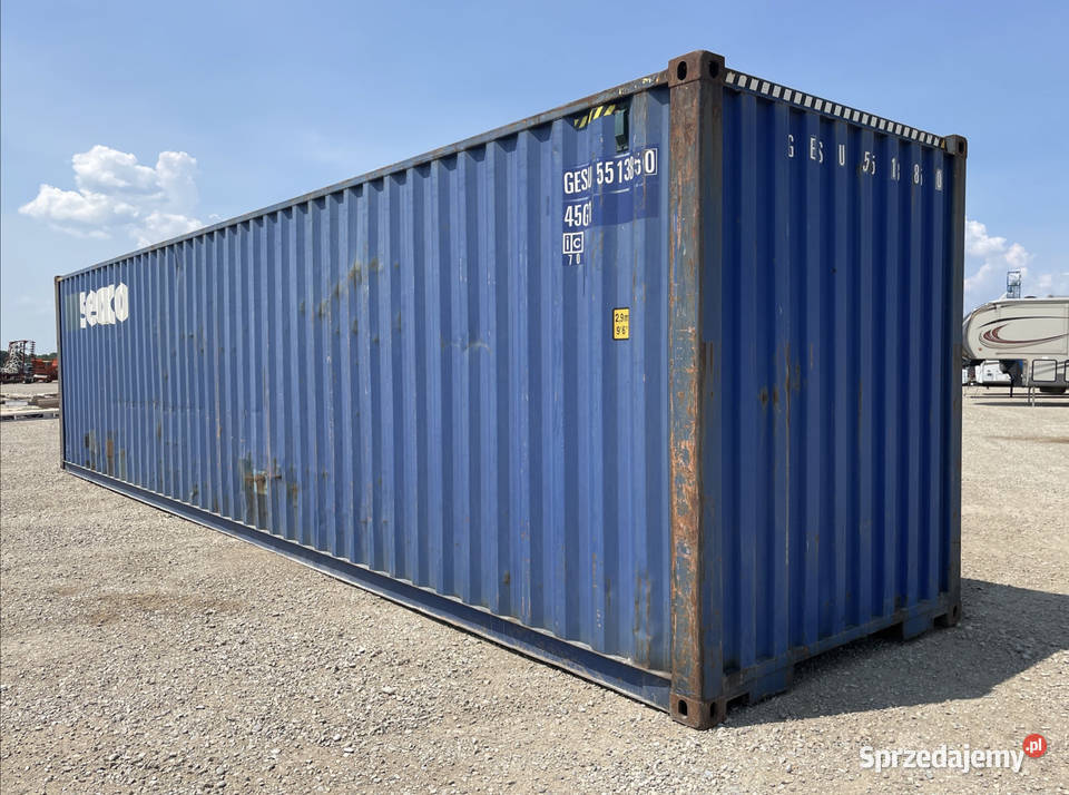 Kontener morski 40 DVHC 12 metrowy transport śląskie