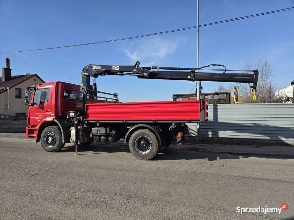 Mercedes AXOR 1824 HDS Hiab 122 Nowy Kiper elektryczne szyby Łańcut