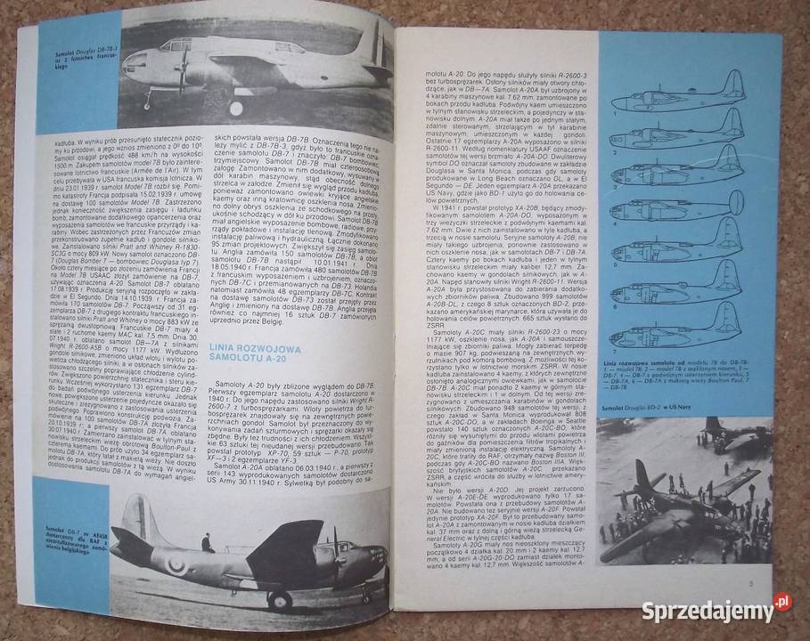 W Musiałkowski Samolot bombowy Boston Havoc Warszawa