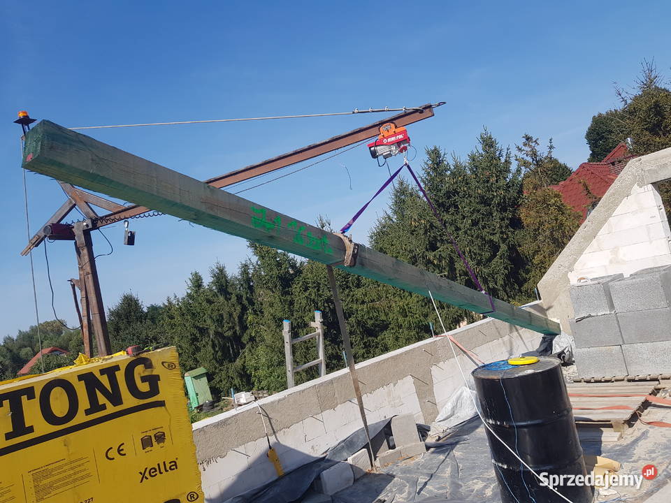 Dzwig budowlany dekarski do traktora dolnośląskie Wrocław