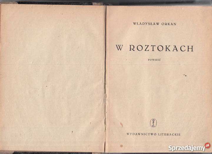 02637 W ROZTOKACH WŁADYSŁAW ORKAN Czyrna sprzedam