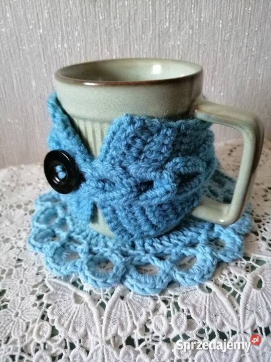 Osłonka ocieplacz i podkładka pod kubek Prezent Katowice