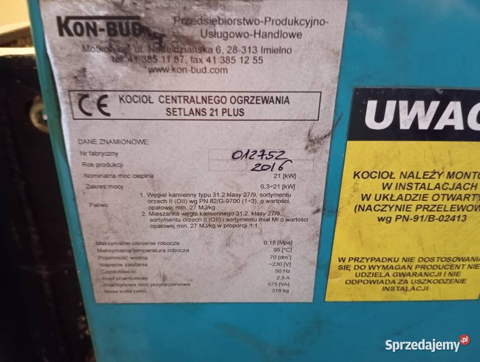 Piec centralnego ogrzewania podkarpackie Sulistrowa