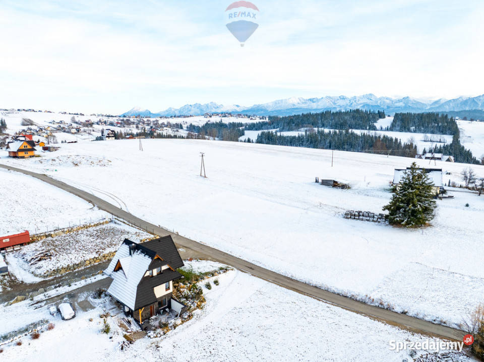 Widokowa działka budowlana w Czerwiennem 2 Ząb 32m małopolskie Czerwienne sprzedam
