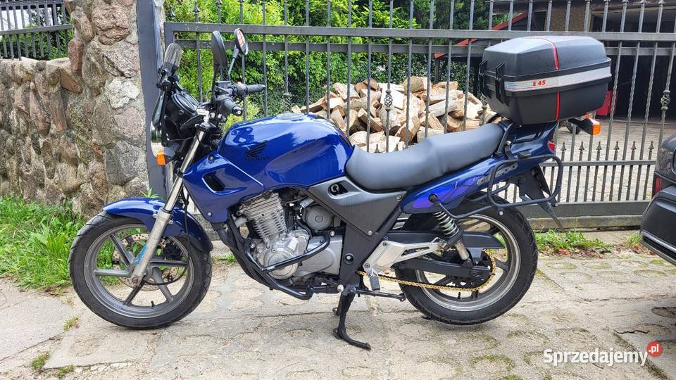 Honda cb500 super kufry grzane manetki klasyk Gdynia