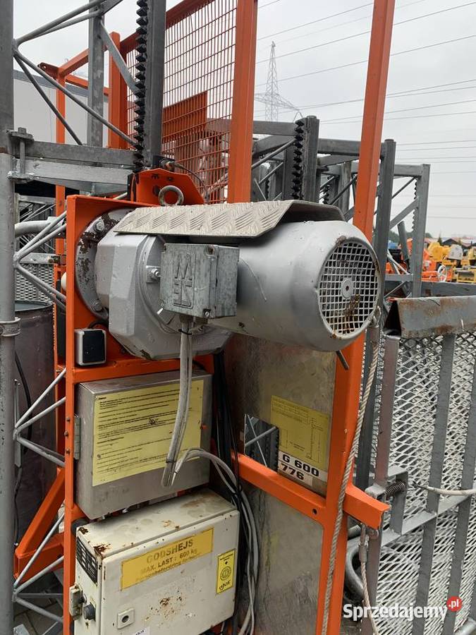 Winda budowlana BOCKER ZL 600B wciągarka koszowa Ślesin