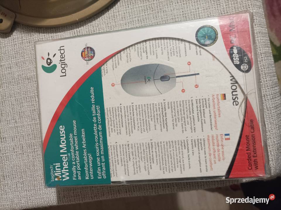 Logitech Mini Wheel Mouse mysz kulkowa retro Płock
