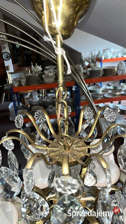Żyrandol kryształowy podsufitowy Elektryczny Gdańsk