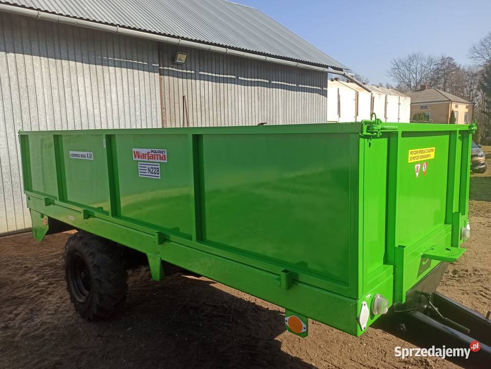 przyczepa wywrotka 5 t nieuszkodzony Suchodoły sprzedam