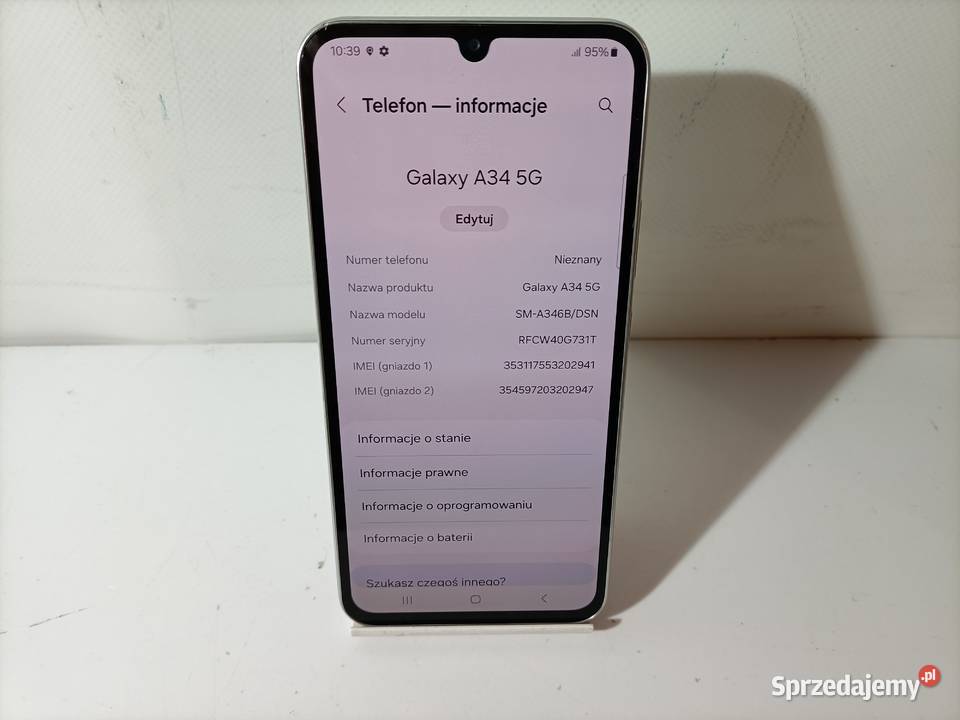 Smartfon Samsung Galaxy A34 5G 6128GB Katowice