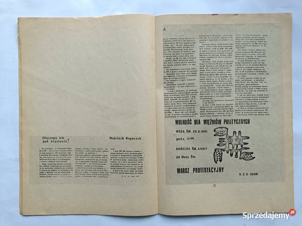 Insurekcji nie będzie NZS prawda o polskiej Społeczno-polityczne Czasopisma Gdynia