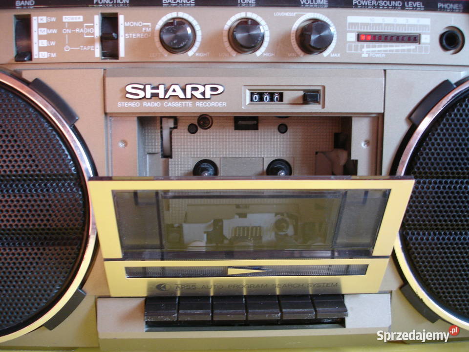 Radiomagnetofon SHARP GF5757HB lubuskie Zielona Góra