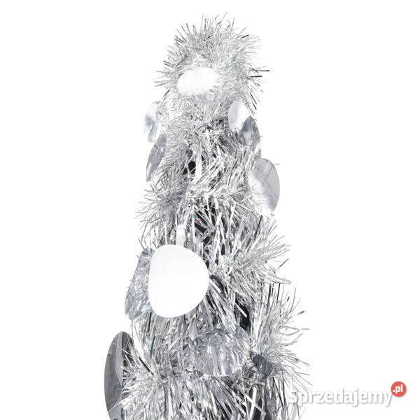 vidaXL Składana sztuczna choinka srebrna 180 Warszawa