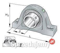 Łożysko z obudową stojącą kompletne RASEY30 małopolskie