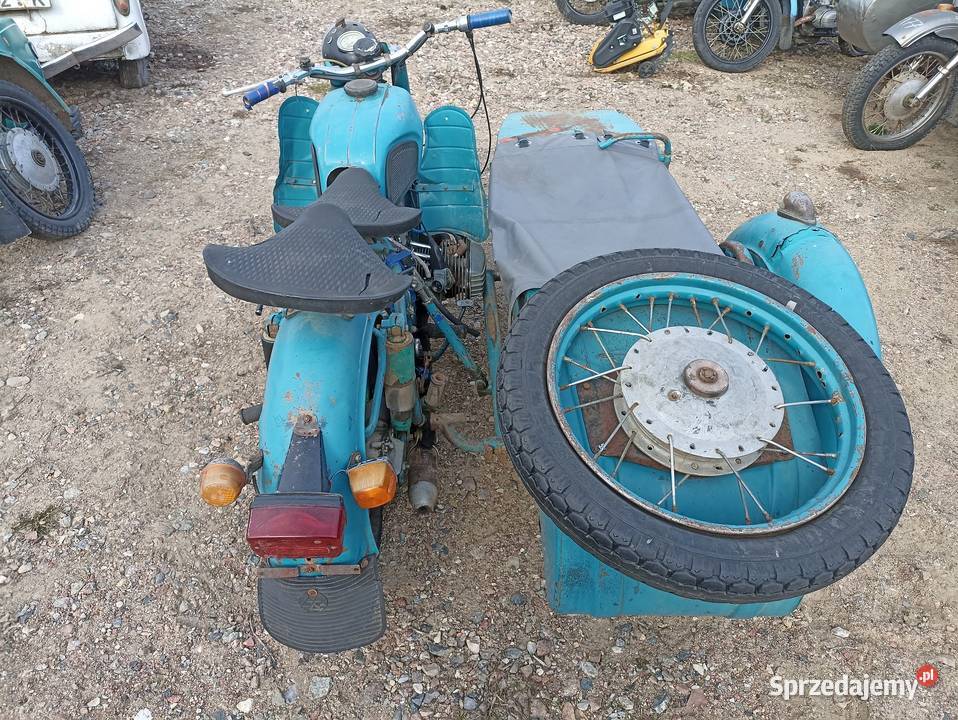 R010 DNIEPR MT9 1973 z wózkiem bocznym WYSYŁKA pozostałe Ostrołęka
