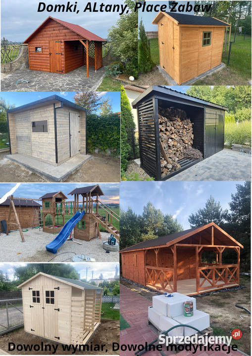 Domek narzędziowy ogrodowy drewniany 210x210x220 małopolskie Kraków