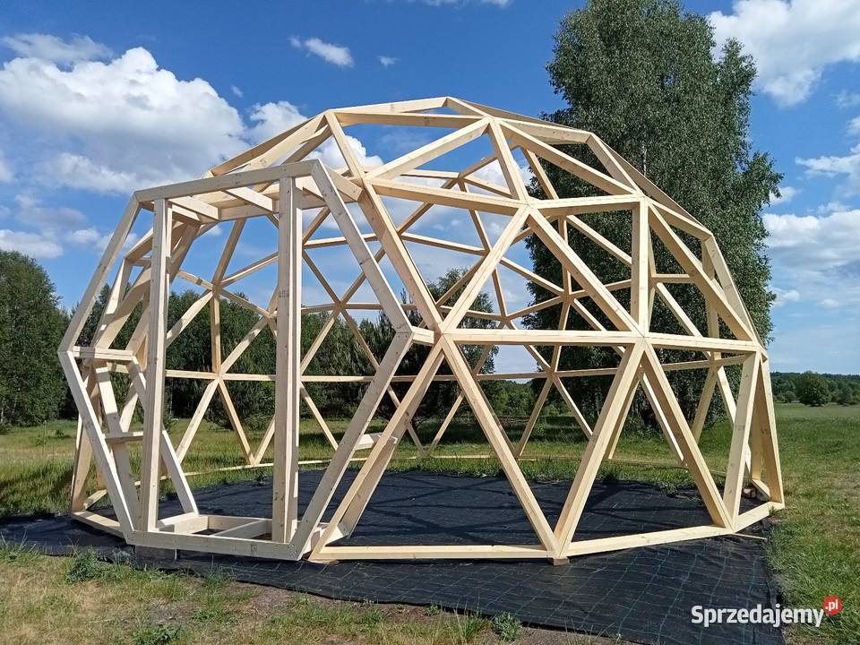 Kopuła geodezyjna 35m2 Konstrukcja pod glamping