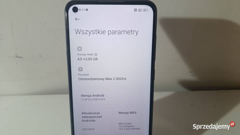 Smartfon Redmi Note 9 4128GB Katowice