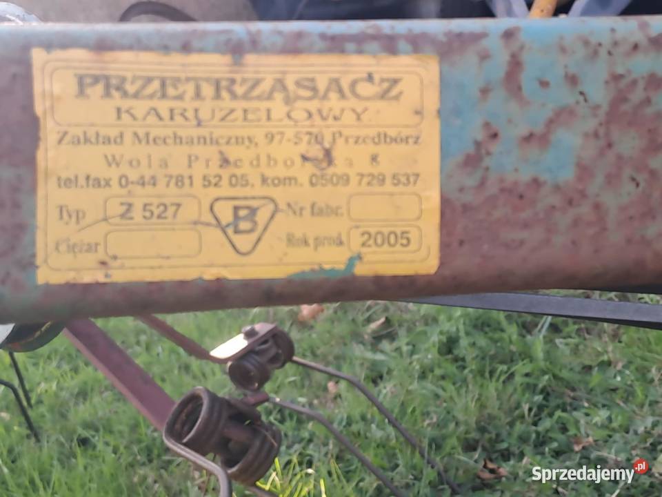 Przetrząsacz do siana zgrabiarka Wrzosy