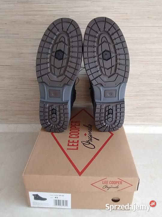 NOWE Buty męskie zimowe sznurowane z zamkiem 45 śląskie