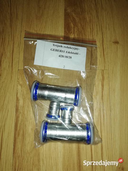 Trójnik redukcyjny GEBERIT Edelstahl d281828 Chojnice
