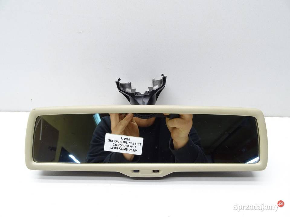 LUSTERKO WSTECZNE WEWNĘTRZNE 1K0857511F SKODA osobowe małopolskie