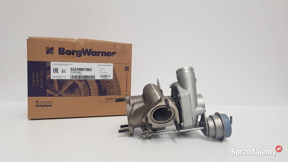Turbosprężarka BorgWarner KKK 53249887003 osobowe Turbosprężarki Siedlce