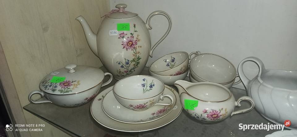 Filiżanka do herbaty z talerzykiem deserowym pomorskie Gdańsk