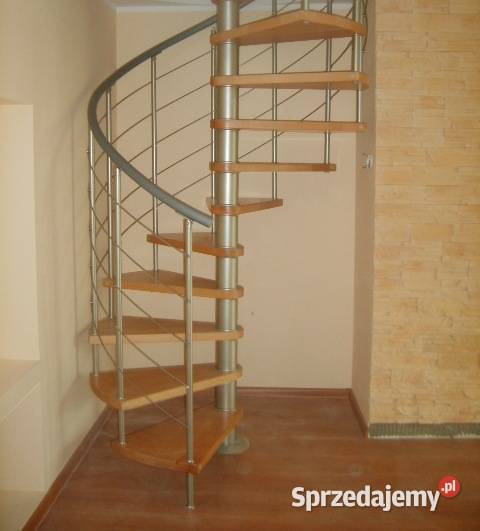 Schody kręcone DUDA model Venecja 03 110 drewno Kościan